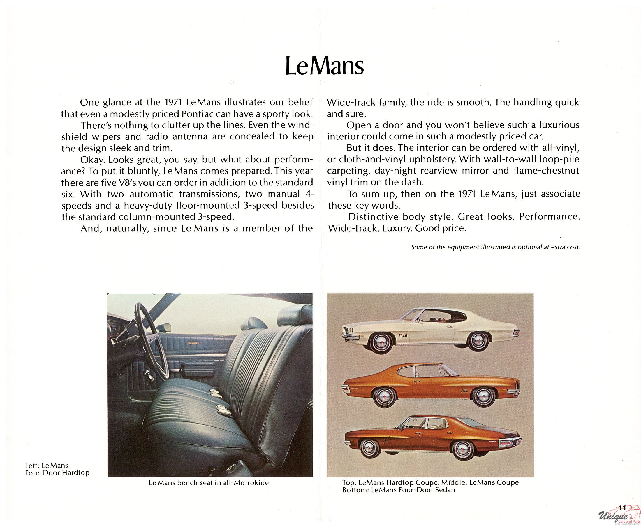 1971 Pontiac LeMans Canadian Brochure Page 14